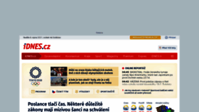 What Idnes.cz website looked like in 2021 (4 years ago)