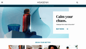What Isagenix.com website looked like in 2021 (2 years ago)