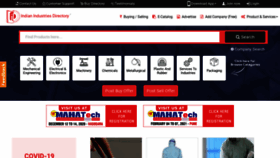 What Indianindustriesdirectory.com website looked like in 2021 (2 years ago)