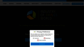 What Industryofthingsworld.com website looked like in 2021 (2 years ago)