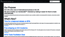What International-chamber.co.uk website looked like in 2021 (2 years ago)