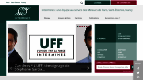 What Inter-mines.org website looked like in 2021 (3 years ago)