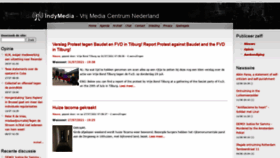 What Indymedia.nl website looked like in 2021 (2 years ago)