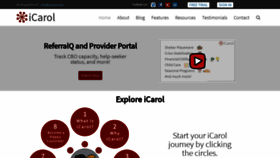 What Icarol.com website looked like in 2021 (2 years ago)