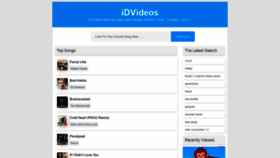 What Idvideos.com website looked like in 2021 (2 years ago)