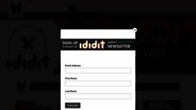 What Ididitinc.com website looked like in 2021 (2 years ago)