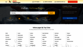 What Indianyellowpages.com website looked like in 2021 (2 years ago)