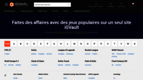 What Igvault.fr website looked like in 2021 (2 years ago)
