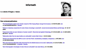 What Informath.org website looked like in 2021 (2 years ago)
