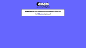 What Inkspot.com website looked like in 2021 (2 years ago)