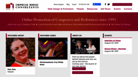 What Impulse-music.co.uk website looked like in 2021 (2 years ago)