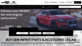 What Infinitiwholesaledirect.com website looked like in 2021 (2 years ago)