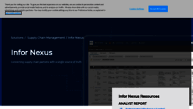 What Infornexus.com website looked like in 2021 (2 years ago)