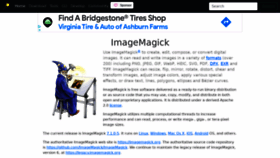 What Imagemagick.com website looked like in 2021 (2 years ago)