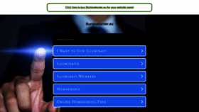 What Illuminatiorder.eu website looked like in 2021 (2 years ago)