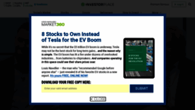 What Investorplace.com website looked like in 2021 (2 years ago)