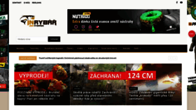 What Inrybar.cz website looked like in 2021 (2 years ago)