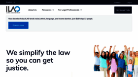 What Illinoislegalaid.org website looked like in 2021 (2 years ago)