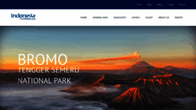 What Indonesia-tourism.com website looked like in 2021 (2 years ago)