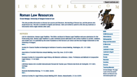 What Iuscivile.com website looked like in 2021 (2 years ago)