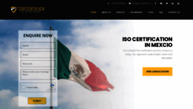 What Iso-certification-mexico.com website looked like in 2021 (2 years ago)