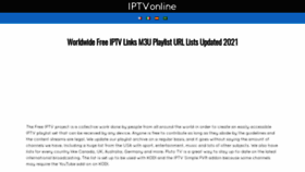 What Iptv-online.org website looked like in 2021 (2 years ago)