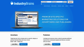 What Industrybrains.com website looked like in 2021 (2 years ago)