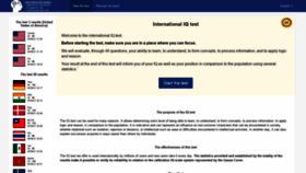 What International-iq-test.com website looked like in 2021 (2 years ago)