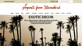 What Importsfrommarrakesh.com website looked like in 2021 (2 years ago)