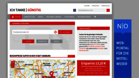 What Ich-tanke.de website looked like in 2021 (2 years ago)