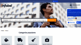 What Infobel.mx website looked like in 2021 (3 years ago)