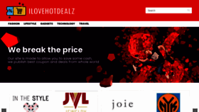 What Ilovehotdealz.com website looked like in 2021 (2 years ago)