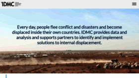 What Internal-displacement.org website looked like in 2021 (2 years ago)
