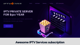 What Iptv4ever.com website looked like in 2021 (2 years ago)