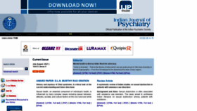 What Indianjpsychiatry.org website looked like in 2021 (2 years ago)