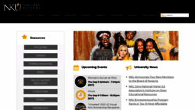 What Inside.nku.edu website looked like in 2021 (2 years ago)