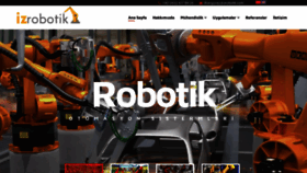 What Izrobotik.com website looked like in 2021 (2 years ago)