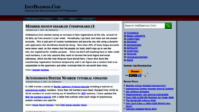 What Inetdaemon.com website looked like in 2021 (2 years ago)