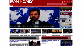 What Irandaily.ir website looked like in 2021 (2 years ago)