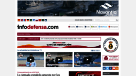 What Infodefensa.com website looked like in 2021 (2 years ago)