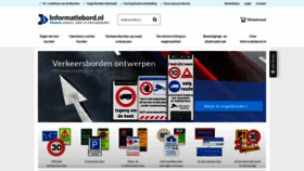What Informatiebord.nl website looked like in 2021 (2 years ago)