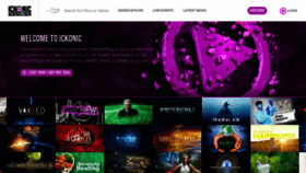 What Ickonic.com website looked like in 2021 (2 years ago)