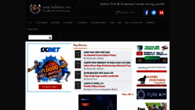 What Indiarace.com website looked like in 2021 (2 years ago)