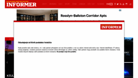 What Informer.rs website looked like in 2021 (5 years ago)