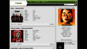 What Intmusic.net website looked like in 2021 (2 years ago)