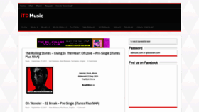 What Itdmusic.com website looked like in 2021 (2 years ago)
