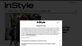 What Instyle.de website looked like in 2021 (4 years ago)