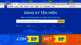 What Inet.vn website looked like in 2021 (2 years ago)