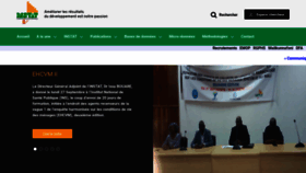 What Instat-mali.org website looked like in 2021 (4 years ago)