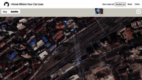 What Iknowwhereyourcatlives.com website looked like in 2021 (3 years ago)